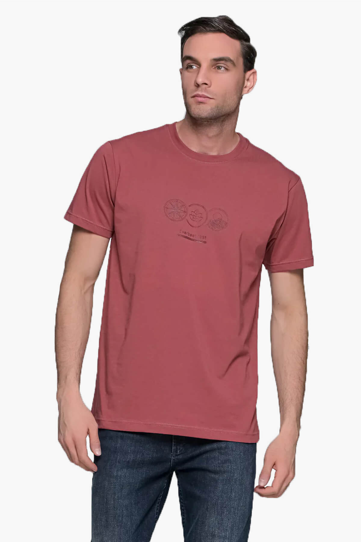 Everbest T-Shirt Με Σχέδιο Capillary Circle