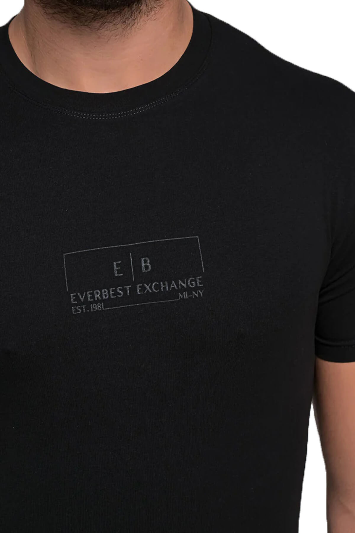 Everbest T-Shirt Με Λογότυπο Tone To Tone
