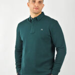 Shutton Blue Μπλούζα Πόλο Με Ανάγλυφο Ύφασμα